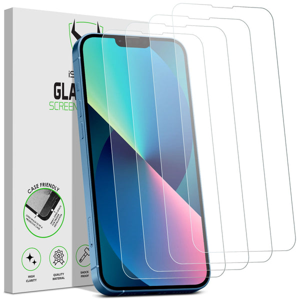 4x Screen Protector for iPhone 13 Mini 5.4 Inch Tempered Glass HD Film - TradeNRG UK